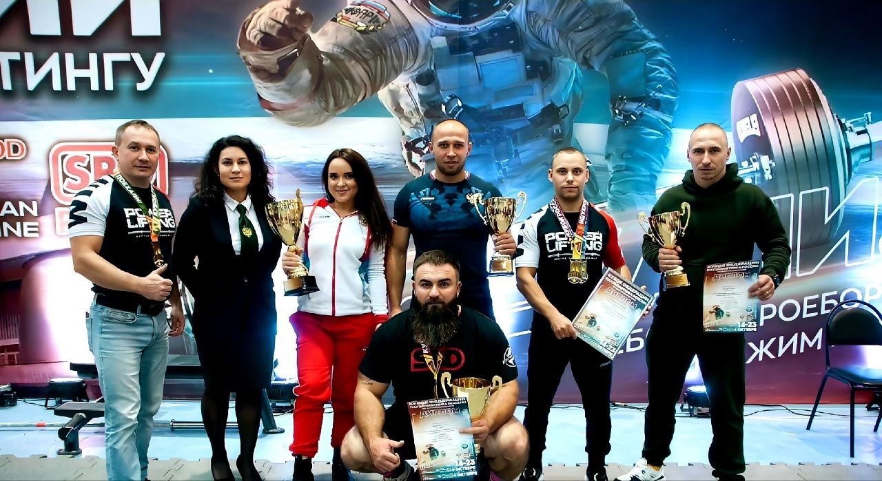 Калининградские силачи завоевали 11 наград чемпионата России по жиму штанги