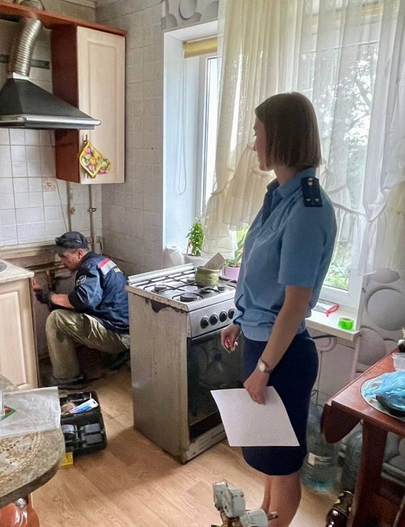 Прокуратура восстановила подачу газа в многоквартирном доме Ладушкина