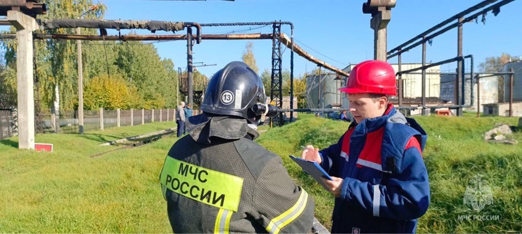 МЧС провело учения на Гусевской ТЭЦ в Калининградской области